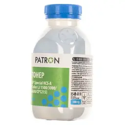 Тонер HP CLJ 1500/3000/4600/CP1215) CYAN 100г Patron (HCS-A-C-100) - мініатюра 2