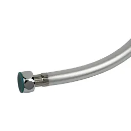 Шланг для душа AQUATICA 1/2" PVC 3-х шаровий з підшипником сріблястий (XB-0173) - мініатюра 4
