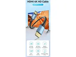 Кабель Vention HDMI to HDMI V1.4 12m Blue (ALHSM) - мініатюра 5