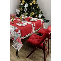 Скатертина Прованс Merry Christmas 220х132 см різнобарвна (31469) - мініатюра 5