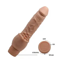 Вібратор Baile Barbara Clark Vibrator Flesh 19.5 см тілесний - мініатюра 9