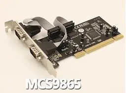 Контролер PCI to 2xCOM RS232 MosChip S9865 RTL
