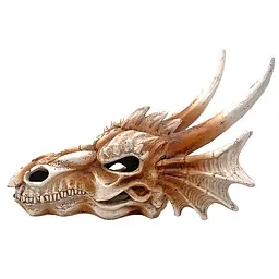Декорація череп дракона Hobby Dragon Skull L 28,5×21,5×19,5 см для акваріума і тераріума (32076) - мініатюра 2