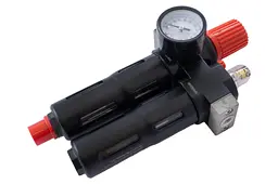 Редуктор тиску для пневмаінструменту з фільтром та лубрикатором Intertool 1/4" x 0.5-10 бар Storm - мініатюра 3