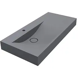 Умивальник Miraggio Viola 1000 L mirastone gray 0002667, Сірий
