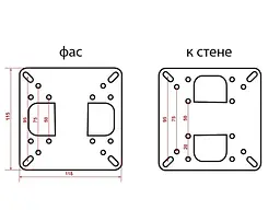Настінне кріплення Квадо К-22 - мініатюра 4