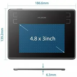 Графічний планшет Huion Inspiroy H430P - мініатюра 3