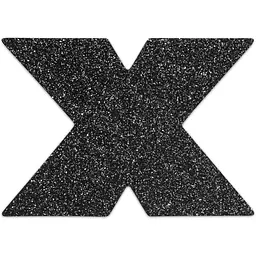Пестіс стікіні Bijoux Indiscrets Flash Cross Black, наліпки на соски - мініатюра 2