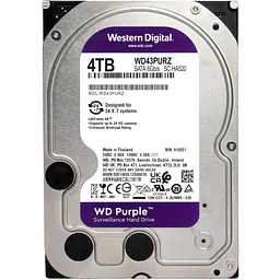 Жорсткий диск 3.5` WD Purple 4TB SATA 256MB (WD43PURZ) [141079] - мініатюра 3