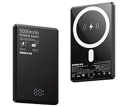 Зовнішній акумулятор (магнітний павербанк) REMAX RPP-107 Vocard Pro Series MagSafe 5000mAh 20W