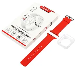 Ремінець i-Smile JaLi для Apple Watch Universal 42 mm/44mm IPH1446 Red (702417) - мініатюра 3