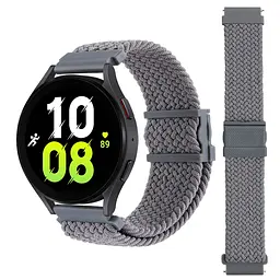 Нейлоновий ремінець Universal 22 mm Elastic Adjustment Samsung/Amazfit/Huawei Gray - мініатюра 3