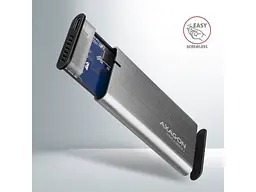 Кишеня для накопичувача AXAGON SuperSpeed+ Raw Box Gray (EEM2-SG2) - мініатюра 5