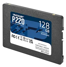 SSD диск 128GB Patriot P-220 2.5 SATAIII TLC - мініатюра 1