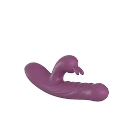 Вібратор-кролик B - Series Cute Rabbit, 16 см (фіолетовий) - мініатюра 3
