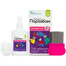 Спрей від педикульозу Baum Pharm Паразбам косметичний 100 мл - мініатюра 3