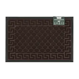 Килимок придверний Eco Fabric Луска з кромкою коричневий 40 х 60 см (4060-103)