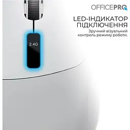 Миша OfficePro M398G Silent Click Wireless Grey [161157] - мініатюра 4