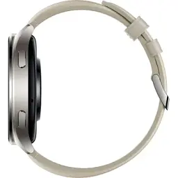 Смарт-годинник Xiaomi Watch 2 Titan BHR9306GL Gray Case White Leather Strap (1093970) - мініатюра 5