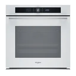 Whirlpool Духовий шафа електричний, 73л, A+, дисплей, конвекція, піроліз, телескопічні напрямні, білий