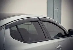Дефлектори вікон вітровики Kia Optima 2011-2015 З Хром Молдінгом