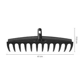 Граблі пластикові Fiskars Solid™ 41 см, 135064 (1014917) - мініатюра 4