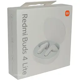Бездротові навушники Xiaomi Redmi Buds 4 Lite білі (BHR6919GL, BHR7217GL) - мініатюра 3