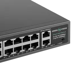 Комутатор мережевий POE GV-017-D-24+2PG - мініатюра 6