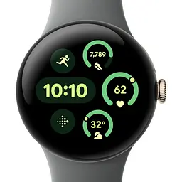 Smart Watch Google Pixel Watch 3 41mm Bluetooth / WiFi Gold Case/Hazel Band Global version - мініатюра 3