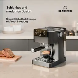 Кавоварка Klarstein SteelPresso Touch (10046502) - мініатюра 6