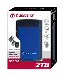 Зовнішній жорсткий диск Transcend StoreJet 25H3B 2 TB (TS2TSJ25H3B) [68584] - мініатюра 4