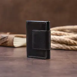 Чоловіча шкіряна візитниця GRANDE PELLE 7,5х10х1 см acs0015973 - мініатюра 6
