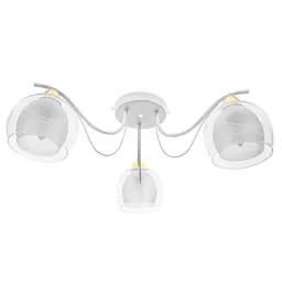 Люстра стельова Brille в спальню E27 60W WH (LK-629C/3)