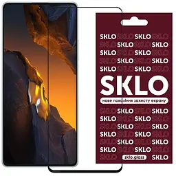 Захисне скло SKLO 3D для Xiaomi Poco F7 Чорний