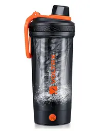 Шейкер спортивний електричний VOLTRX Gallium 600 мл Tritan Orange (Gallium_Orange) - мініатюра 1