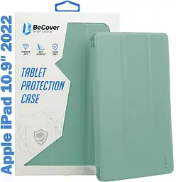 Чохол до планшета BeCover Tri Fold Soft TPU mount Apple Pencil Apple iPad 10.9" 2022/24/11" 2025 Dark Green (708460)