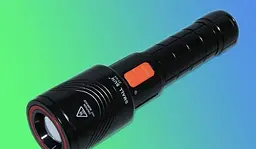 Ліхтар ручний Small Sun ZY-K4-T6 електро-zoom + ЗУ220В/12В (2х18650) 5 режимів - мініатюра 4