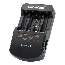 Зарядний пристрій для акумуляторів Liitokala 4 Slots, LED, Li-ion/Ni-MH/Ni-Cd/AA/ААA/AAAA/С (Lii-NL4)
