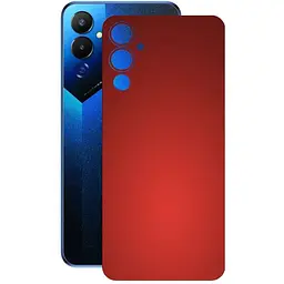 Защитная пленка StatusSKIN для Tecno Pova 4 Корпус Винил красная матовая