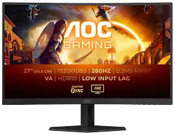 Монiтор 27" AOC C27G4ZXE Black