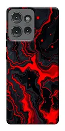 TPU чохол Demsky Black red marble для Motorola Edge 50