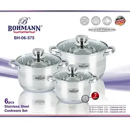 Набір посуду Bohmann BH 06-575 (6 предметів) - мініатюра 5