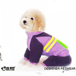 Зимовий комбінезон для собак "Grand pocket overall" фіолетовий S Is Pet zoo0006244 - мініатюра 2
