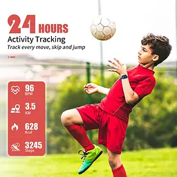 Дитячий смарт-годинник для дітей HENGTO Kids Fitness Tracker, водонепроникний розумний годинник IP68 - мініатюра 4