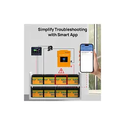 Батарея LiFePo4 Eco-Worthy 12.8V 100Ah LCD (Eco-Worthy-12100bt) - мініатюра 2