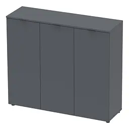 Комод Doros Рон 6 3 фасади Графіт 120х38х100 (41516000)