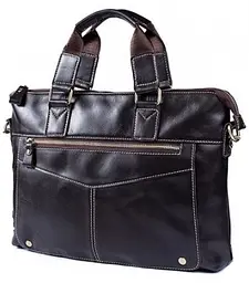Чоловіча шкіряна сумка Vintage 39х26,5х5 см sum0015582 - мініатюра 6