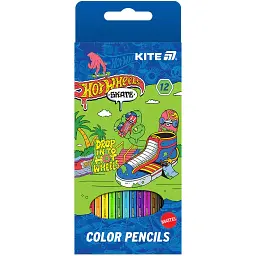Олівці кольорові Kite Hot Wheels 12 шт. (HW25-051-2)