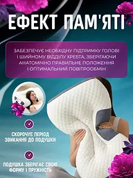 Ортопедична подушка для сну з масажним ефектом - мініатюра 3
