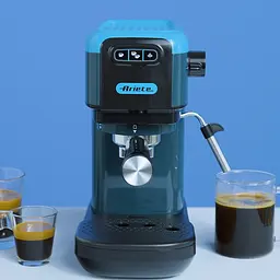 Кавоварка еспрессо Ariete 1399/18 Blue (00M139918AR0) - мініатюра 5